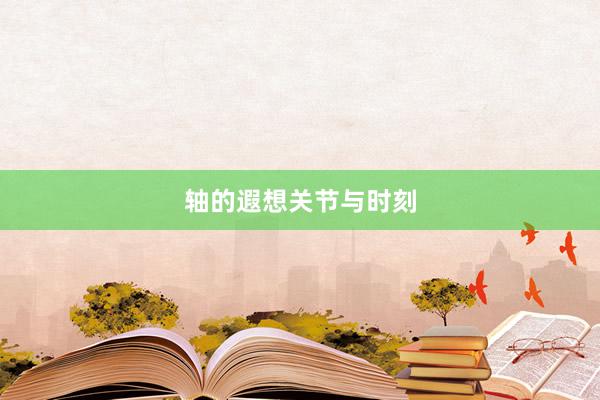 轴的遐想关节与时刻